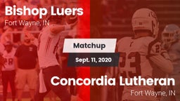 Matchup: Bishop Luers vs. Concordia Lutheran  2020