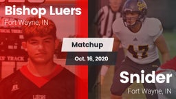 Matchup: Bishop Luers vs. Snider  2020