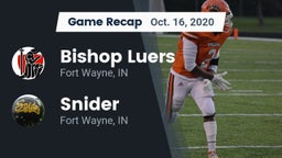 Recap: Bishop Luers  vs. Snider  2020