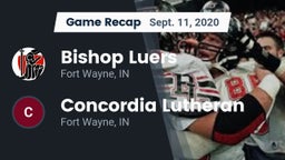 Recap: Bishop Luers  vs. Concordia Lutheran  2020