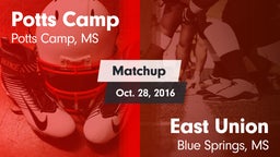 Matchup: Potts Camp vs. East Union  2016