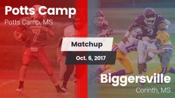 Matchup: Potts Camp vs. Biggersville  2017