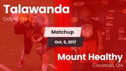 Matchup: Talawanda vs. Mount Healthy  2017