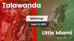 Matchup: Talawanda vs. Little Miami  2018