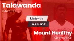 Matchup: Talawanda vs. Mount Healthy  2018