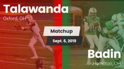 Matchup: Talawanda vs. Badin  2019