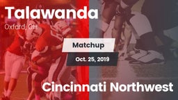 Matchup: Talawanda vs. Cincinnati Northwest  2019