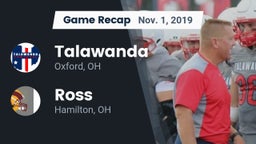 Recap: Talawanda  vs. Ross  2019