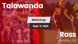 Matchup: Talawanda vs. Ross  2020