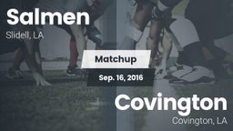 Matchup: Salmen vs. Covington  2016