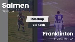 Matchup: Salmen vs. Franklinton  2016