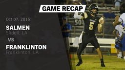 Recap: Salmen  vs. Franklinton  2016