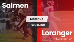 Matchup: Salmen vs. Loranger  2016