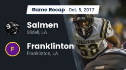 Recap: Salmen  vs. Franklinton  2017