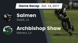 Recap: Salmen  vs. Archbishop Shaw  2017