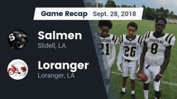 Recap: Salmen  vs. Loranger  2018