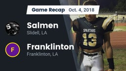 Recap: Salmen  vs. Franklinton  2018