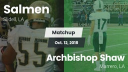 Matchup: Salmen vs. Archbishop Shaw  2018