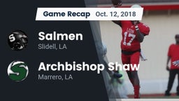 Recap: Salmen  vs. Archbishop Shaw  2018
