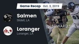 Recap: Salmen  vs. Loranger  2019
