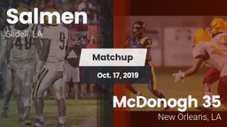 Matchup: Salmen vs. McDonogh 35  2019