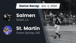 Recap: Salmen  vs. St. Martin  2020