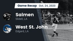 Recap: Salmen  vs. West St. John  2020