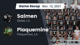 Recap: Salmen  vs. Plaquemine  2021