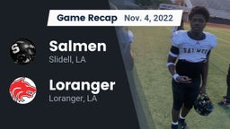 Recap: Salmen  vs. Loranger  2022