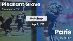Matchup: Pleasant Grove vs. Paris  2017