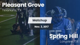 Matchup: Pleasant Grove vs. Spring Hill  2017