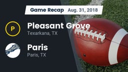 Recap: Pleasant Grove  vs. Paris  2018