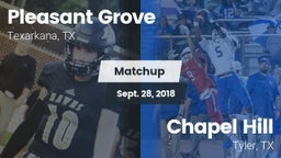 Matchup: Pleasant Grove vs. Chapel Hill  2018