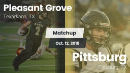 Matchup: Pleasant Grove vs. Pittsburg  2018