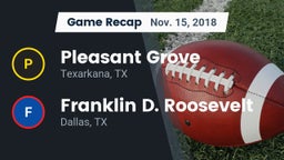 Recap: Pleasant Grove  vs. Franklin D. Roosevelt  2018