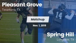 Matchup: Pleasant Grove vs. Spring Hill  2019
