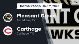 Recap: Pleasant Grove  vs. Carthage  2020