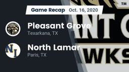 Recap: Pleasant Grove  vs. North Lamar  2020