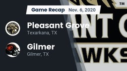 Recap: Pleasant Grove  vs. Gilmer  2020