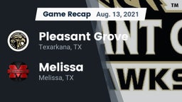 Recap: Pleasant Grove  vs. Melissa  2021