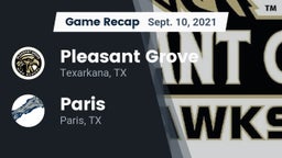 Recap: Pleasant Grove  vs. Paris  2021