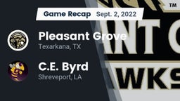 Recap: Pleasant Grove  vs. C.E. Byrd  2022