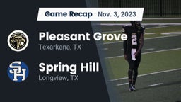 Recap: Pleasant Grove  vs. Spring Hill  2023