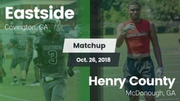 Matchup: Eastside vs. Henry County  2018