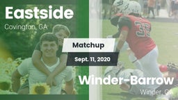 Matchup: Eastside vs. Winder-Barrow  2020
