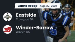 Recap: Eastside  vs. Winder-Barrow  2021