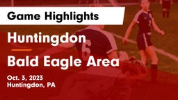 Huntingdon  vs Bald Eagle Area  Game Highlights - Oct. 3, 2023