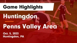 Huntingdon  vs Penns Valley Area  Game Highlights - Oct. 5, 2023