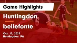 Huntingdon  vs bellefonte  Game Highlights - Oct. 12, 2023