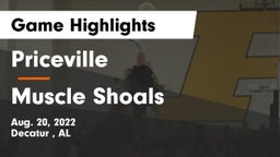 Priceville  vs Muscle Shoals  Game Highlights - Aug. 20, 2022